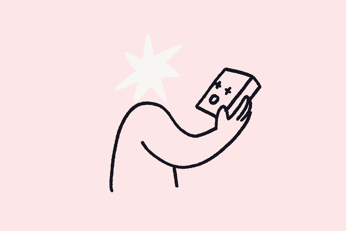 AIO施策の根拠を問い直す記事のサムネイル。ピンク地に光るカードを掲げる手と星のイラスト。